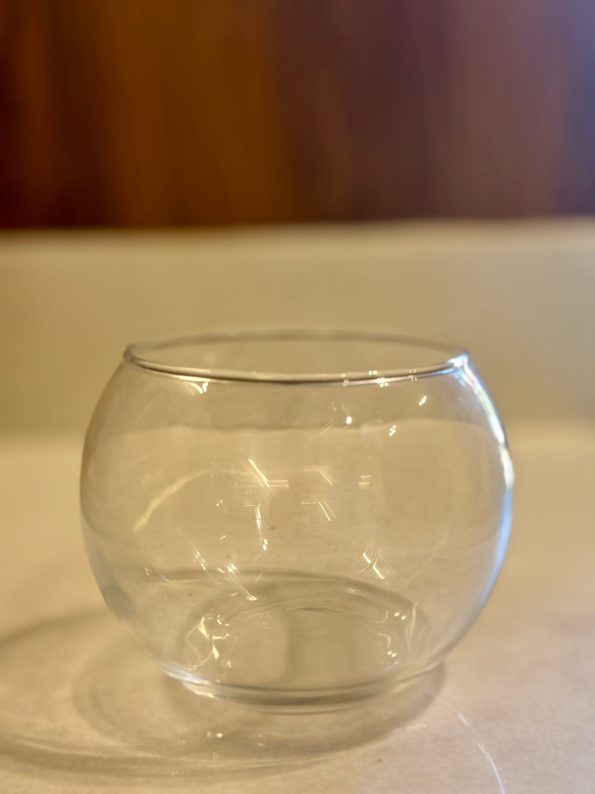 Round Glass Bowl
