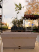 Balcony Planter 40 cm with metal holder