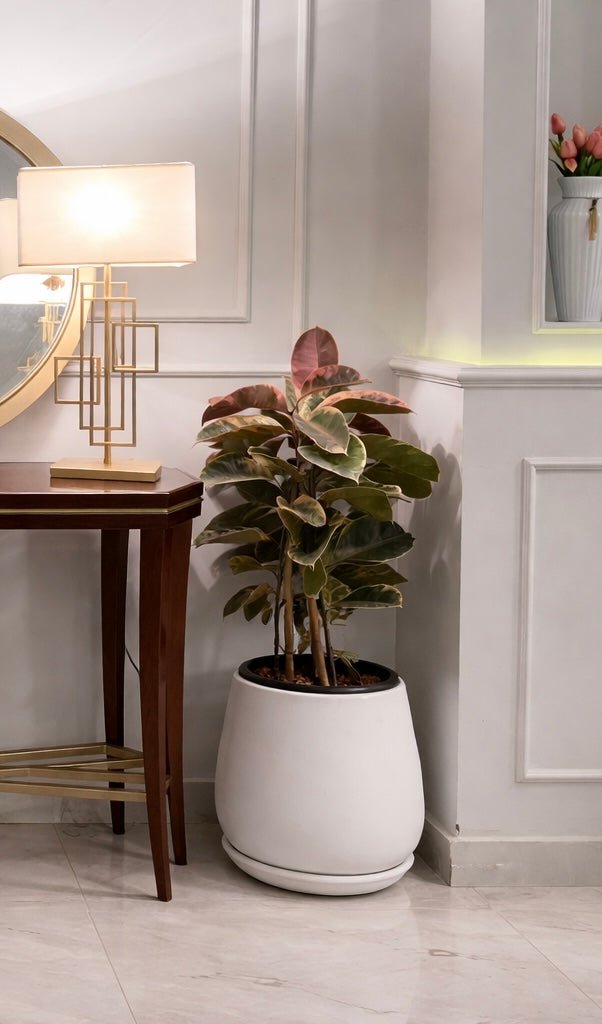 Large painted pot - Bozor GardenWorks